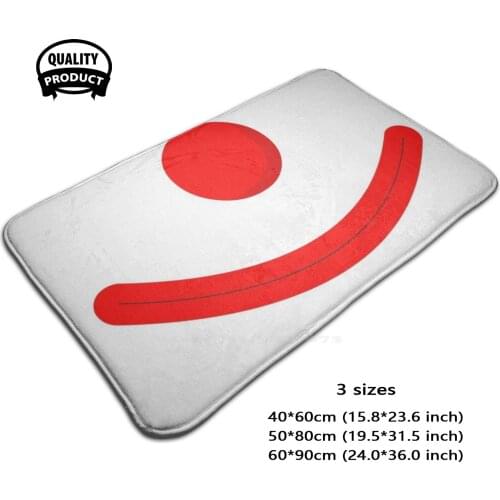 Clown Face Soft Foot Pad Room Goods Rug Carpet Clown Face Red Nose