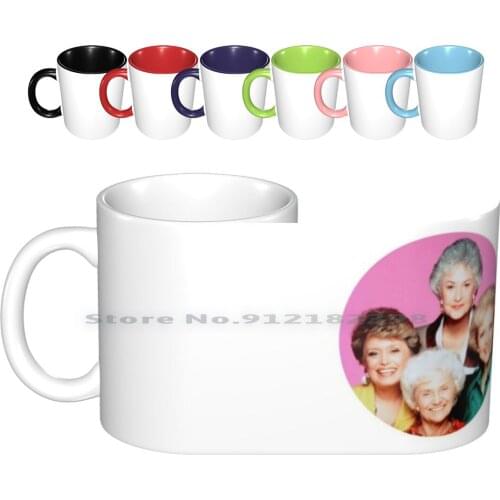 Thank You For Being A Friend Ceramic Mugs Coffee Cups Milk Tea Mug The Golden Girls Golden Girls Dorothy Zbornak Rose Nylund