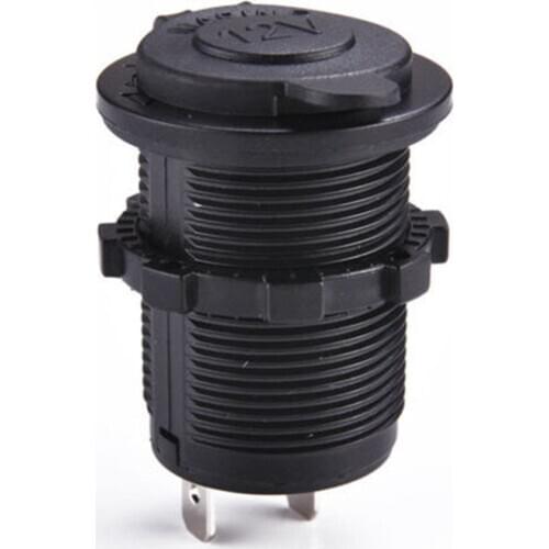 Universal 12V Automobile Motorcycle Pedestal Car Boat Motorbike Cigarette Lighter Socket Plug Outlet Waterproof