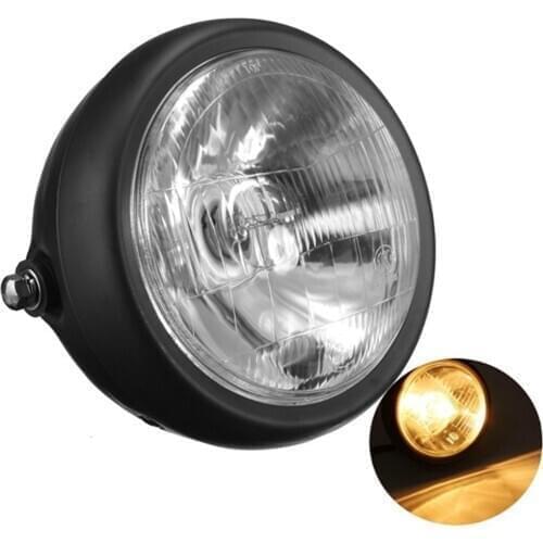 Universal 12V 5 Inch Motorcycle 35W Amber Headlight For For For Kawasaki