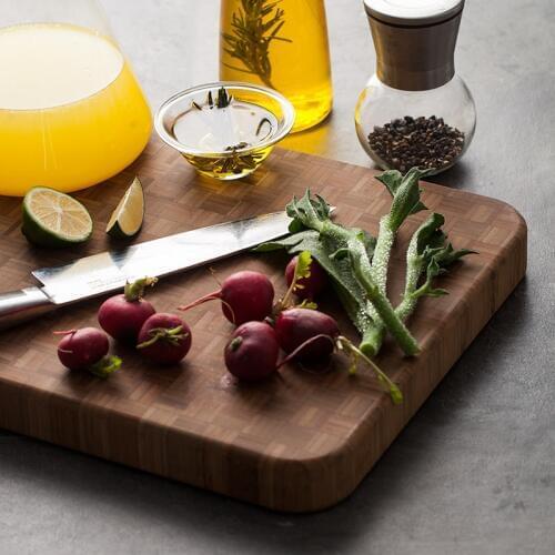 Brand high quality natural bamboo eco-friendly chopping blocks rectangle large thicken cutting board home kitchen boards 3.7kg