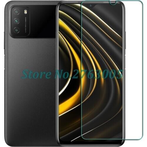 Tempered Glass For Xiaomi Poco M3 M2010J19CG 6.53" Protective Film Screen Protector Phone Cover
