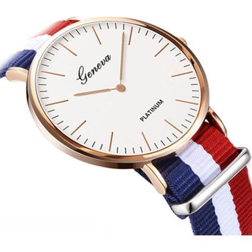 2020 Women Watches Clearance Sale Women Watches Nylon Strap Quartz Watches Casual Fashion Ladies Wristwatches Montre Femme