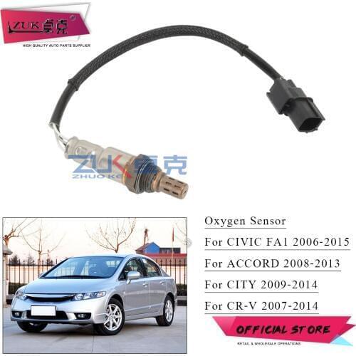 ZUK Rear Oxygen Sensor O2 Lambda Sensor For Honda For Accord 2008-2013 For CITY 2009-2014 CIVIC 2006-2015 2014 For CRV 07-14