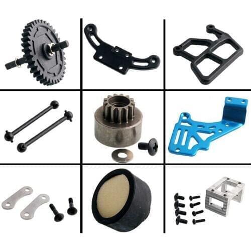 1/16 HSP Model Car Original Accessories Clutch/Differential Gear/Engine Base/Brake Disc/Drive Shaft/Radiotray for RC Cars