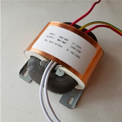 100V 0.3A Transformer R Core R20 custom transformer 230V 30VA copper shield for DAC pre-amplifier HIFI decoder