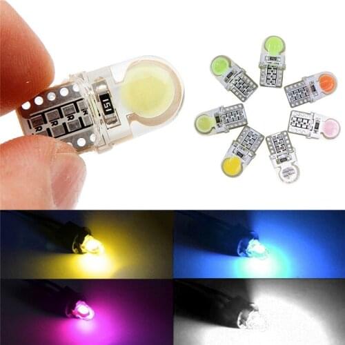 2Pcs T10 LED Bulb Low Consumption High Bright Universal Long Lifespan Car Interior Light Turn Side License Plate Lamp W5W#291099