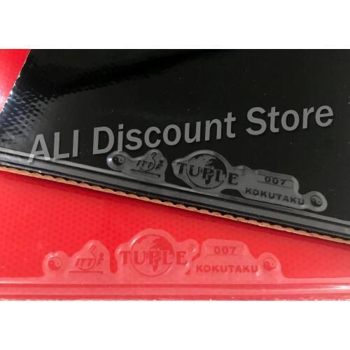 2x Kokutaku tuple 007 training table tennis rubber with sponge for table tennis racket ping pong paddle