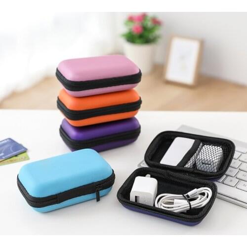 Change Key Case Coin Case Earphone Case Data Cable Storage Bag with Zipper Silicone Box Nylon Purse Small Coin Purse Coin Pouch