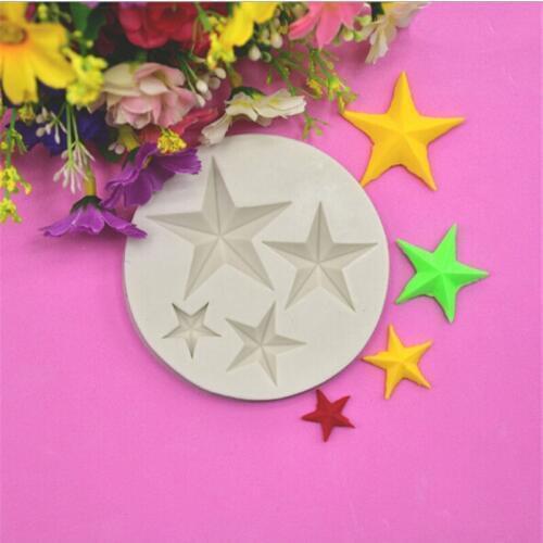 DIY Star Flower Cake Silicone Mold Cake Fondant Cake Decoration Tools Candy Chocolate Mould