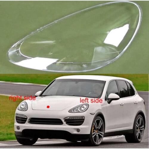 For Porsche Cayenne 2010 2011 2012 2013 2014 Headlamp Shade Headlamp Transparent Cover Lampshade Glass Headlight Shell