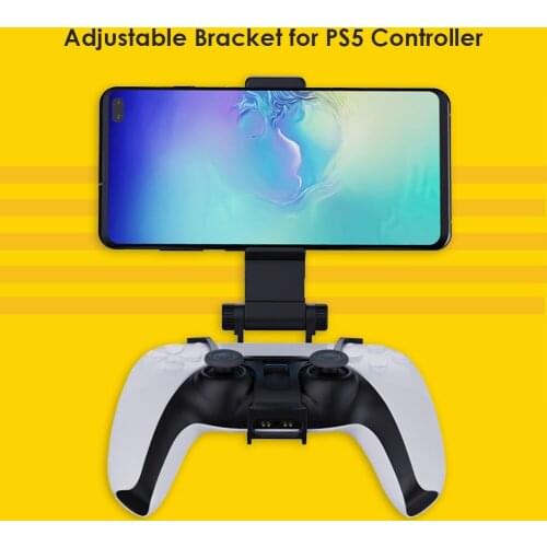 Controller Mobile Phone Holder Clamp Personal Mobile Phone Accessory for PlayStation 5 PS5 Gamepad Joypad Mount