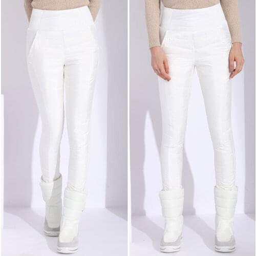 Garemay Warm Pants For Women Classic Trousers Female Plus Size Autumn Winter Pants Womens Classic With High Waist Black