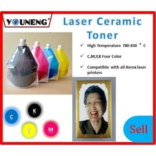 800 degree high temperature color ceramic toner powder Compatible For Ricoh and Xerox model vitrotype Print