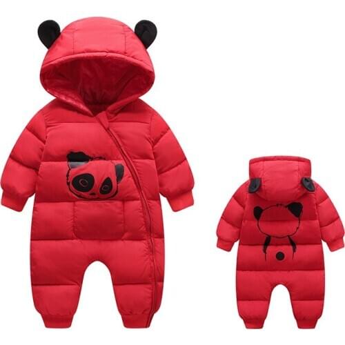 2020 Overalls Winter Jumpsuit Baby Newborn Snowsuit Snow Wear Coat Toddler Boy Warm Romper Down Cotton Girl Clothes Bodysuit