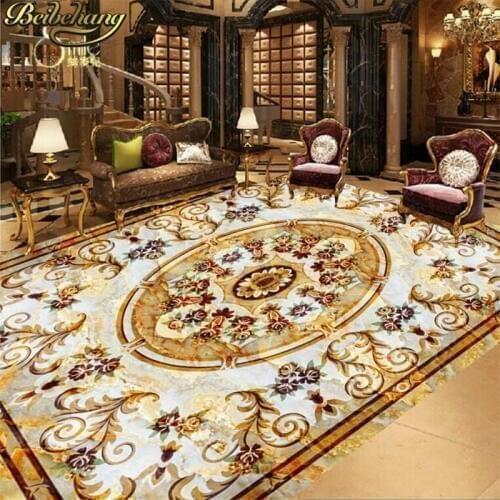 Beibehang Custom papel de parede 3D Mural Wall paper 3D Non-slip Waterproof Self-adhesive Vinyl Floor wallpaper for walls 3 d