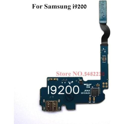 Original USB Charging Dock Port Flex cable For Samsung I9200 i9205 i9208 Charger plug board with Microphone parts