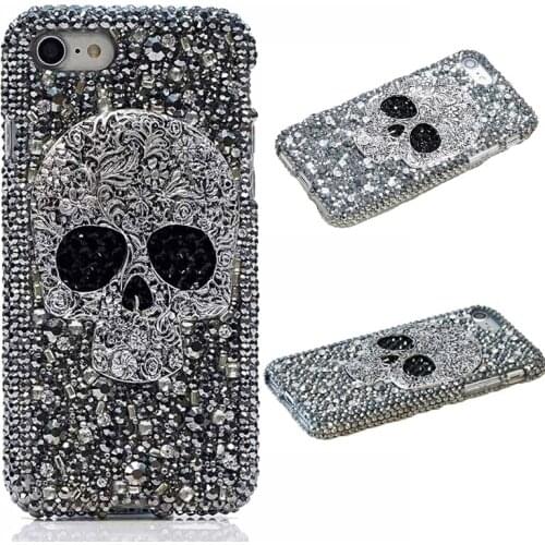 Transparent TPU Bling Glitter Pearl Phone Case for Iphone 12 11 PRO X XS MAX XR 6 7 8 6S Plus Cartoon Cute Black Cover fundas