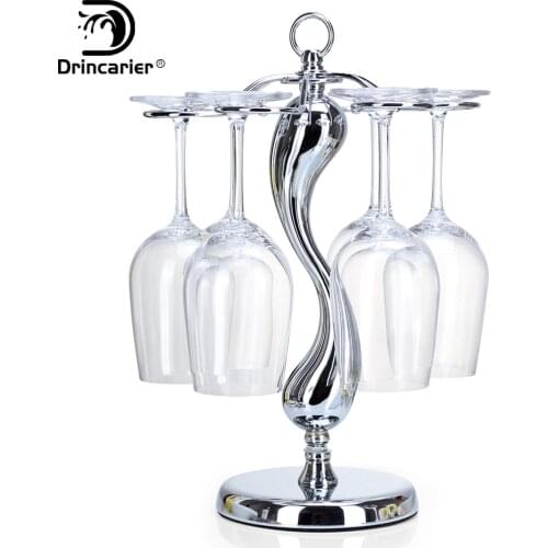 Wine Glass Rack, Countertop Wine Glass Holder, Elegant Freestanding Tabletop Stemware Storage Rack/Wine Glass Stand Racks Holder