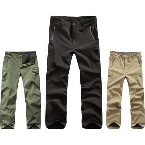 Outdoor Sport SoftShell Sharkskin TAD Pants Camouflage Army Tactical Hunting Pants Waterproof Windproof Hiking Climbing Trousers