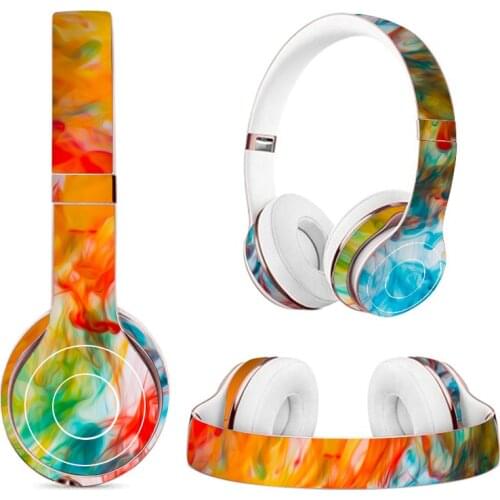 Ultra-thin Protective Wrap Cover Sticker Vinyl Decal Headphone Skin for Beats Solo 2 3 Wireless Headphone