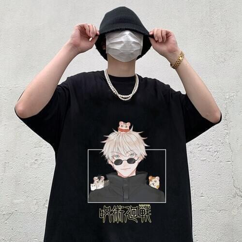 Jujutsu Kaisen Funny Summer T-shirt for Man