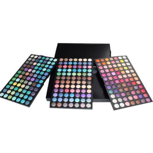 Ange Aile 252 Colors Shimmer Matte Cosmetic Eyeshadow Beauty Women Eye Shadow Palette Makeup Set Neutral Paleta Maquiagem
