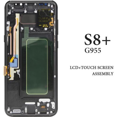 1PCS For Samsung S8 Plus G955F phone lcd replacement with frame 100% tested OEM quality No Dead Pixel Screen For Samsung S8 Plus