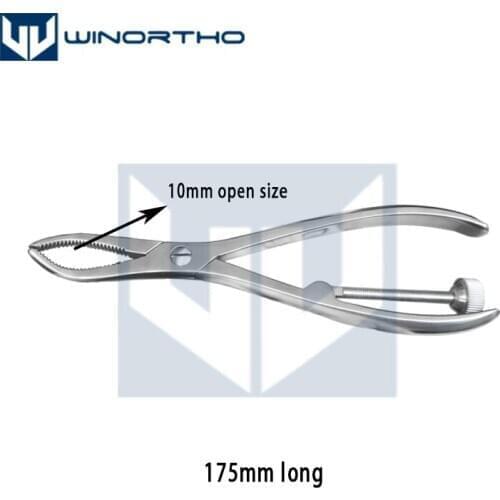 Reduction Forceps Serrated Jaws 175mm long veterinary orthopedic instruments animal pet surgical supplies