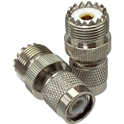 UHF SO239 female jack to TNC male plug RF coaxial adapter connector