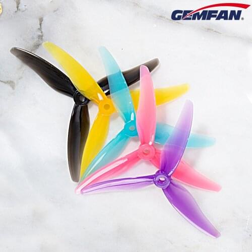 4pcs/2pairs Gemfan 51477 5inch 3 blade/ tri-blade Propeller Props CW CCW Brushless motor FPV Propeller for FPV