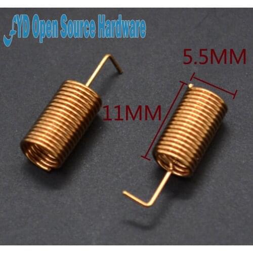 5pcs/lot 433mhz Spring Antenna Copper high quality