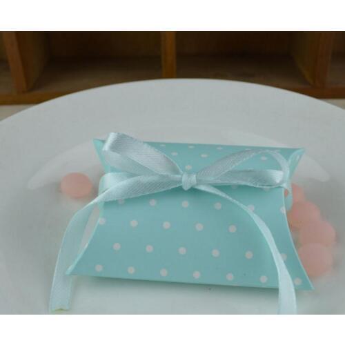 5 PCS Pillow Shape Favor Boxes Gift Boxes For Wedding Party