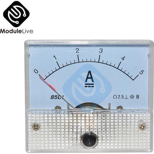 Analog Panel AMP Meter Voltmeter Gauge 85C1 GB 5A