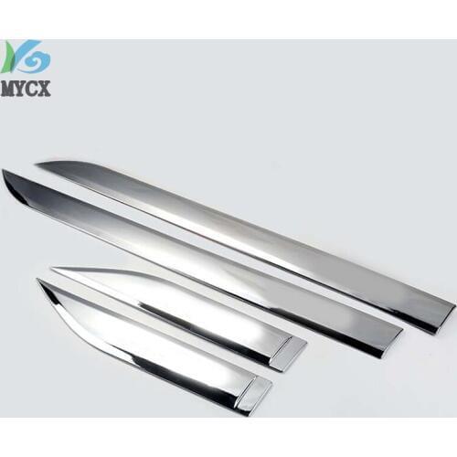 Car styling ABS Chrome body side moldings side door decoration For Hyundai IX35 2010-2015