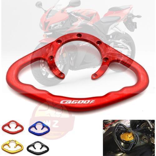 For HONDA CB600F 2011 2012 2013 Hornet Passenger Handgrips Hand Grip Tank Grab Bar Handles Armrest