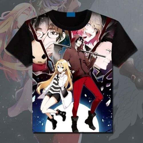 Anime Angels of Death cosplay T-shirt Rachel Gardner Ray T-Shirts Short Sleeve Tops Tees