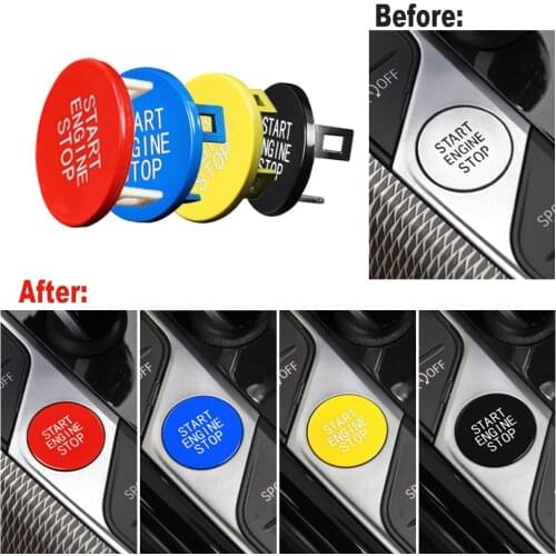 BTRLIACY Car Start Stop Button Replacement Ignition Switch For BMW 3 Series G20 X5 X6 G05 G06 G07 G14 G29 F40 F44 Accessories