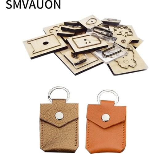 Leather Key Chain Diy 2021 Wooden Cutting Dies Leather Mold Suitable For Die-Cutting Machines