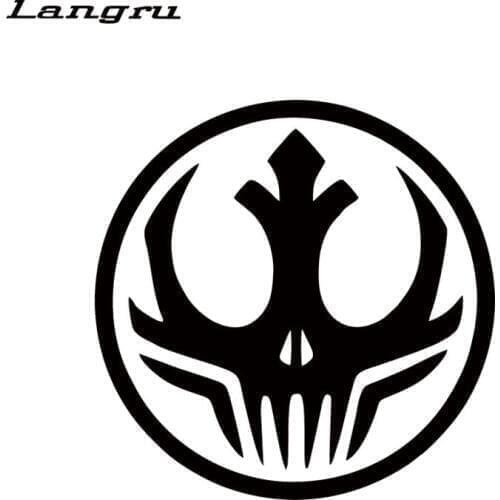 Langru Car Stying Darkside Alliance Symbol Logo Vinyl Decal Sticker Bumper Window Wall Star Wars JDM