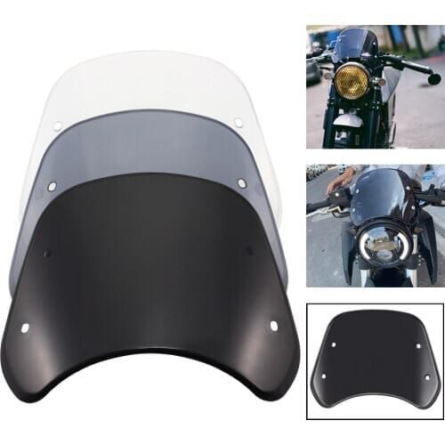 Motorcycle Windshield Headlight Windshield Instrument visor Wind Deflector Protector For Benelli Leoncino 250 500 Trail