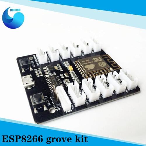 Official DOIT Grove Kit Sensor Shield IoT Extension Board ESP8266 WiFi Grove Board Kit PMS5003 WiFi Sensor Remote Control Shield