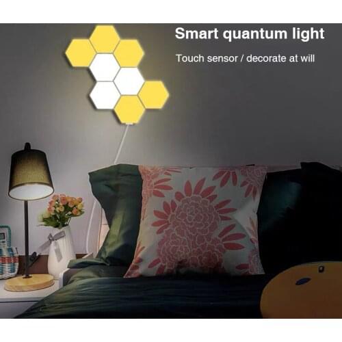 Quantum Modular Lamp LED Wall Lamp Modern RGB Night Light for Home Decoration Touch Indoor Lighting Bedside Magnetic Lights