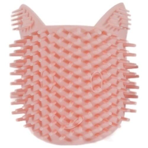 Cat Face Scratcher Wall Corner Groomers Cat Massage Comb Soft Grooming Brush 2 Pack Cat Grooming Brush Cat Self Groomer
