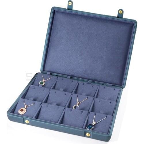 Jewelry storage box pendant box super fiber ring plate removable multifunctional jewelry box