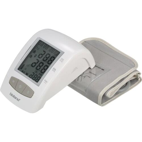 Blood Pressure Monitor Electric Tonometer Pulse Rate Monitor BP Monitor LCD Voiced Instructions 10-Group Readings Storage