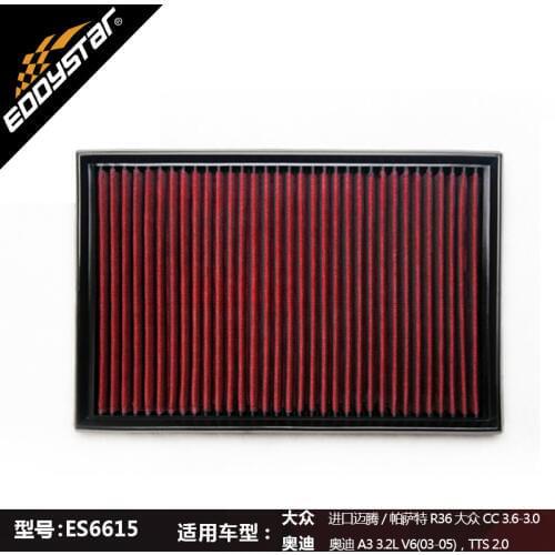 EDDYSTAR High Quality Car Air Filter For Magotan Passat R36 CC 3.6-3.0 Audi A3 3.2L V6 TTS 2.0T 2003-2005
