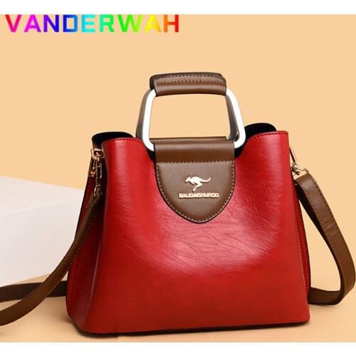 Casual Tote High Quality Leather Crossbody Bags for Women 2021 Luxury Designer Female Handbags Simple Workplace Shoulder Sac