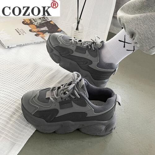 2021 Womens Thick-soled Non-slip Sneakers Fashion New Women Casual Comfortable Dad Shoes Running Shoes Womens Vulcanized Shoes