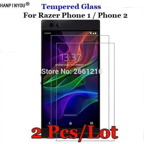 2 Pcs/Lot For Razer Phone 1 5.7" Front Tough Hard Tempered Glass 9H 2.5D Premium Screen Protector Film Guard Razer Phone 2 5.72"